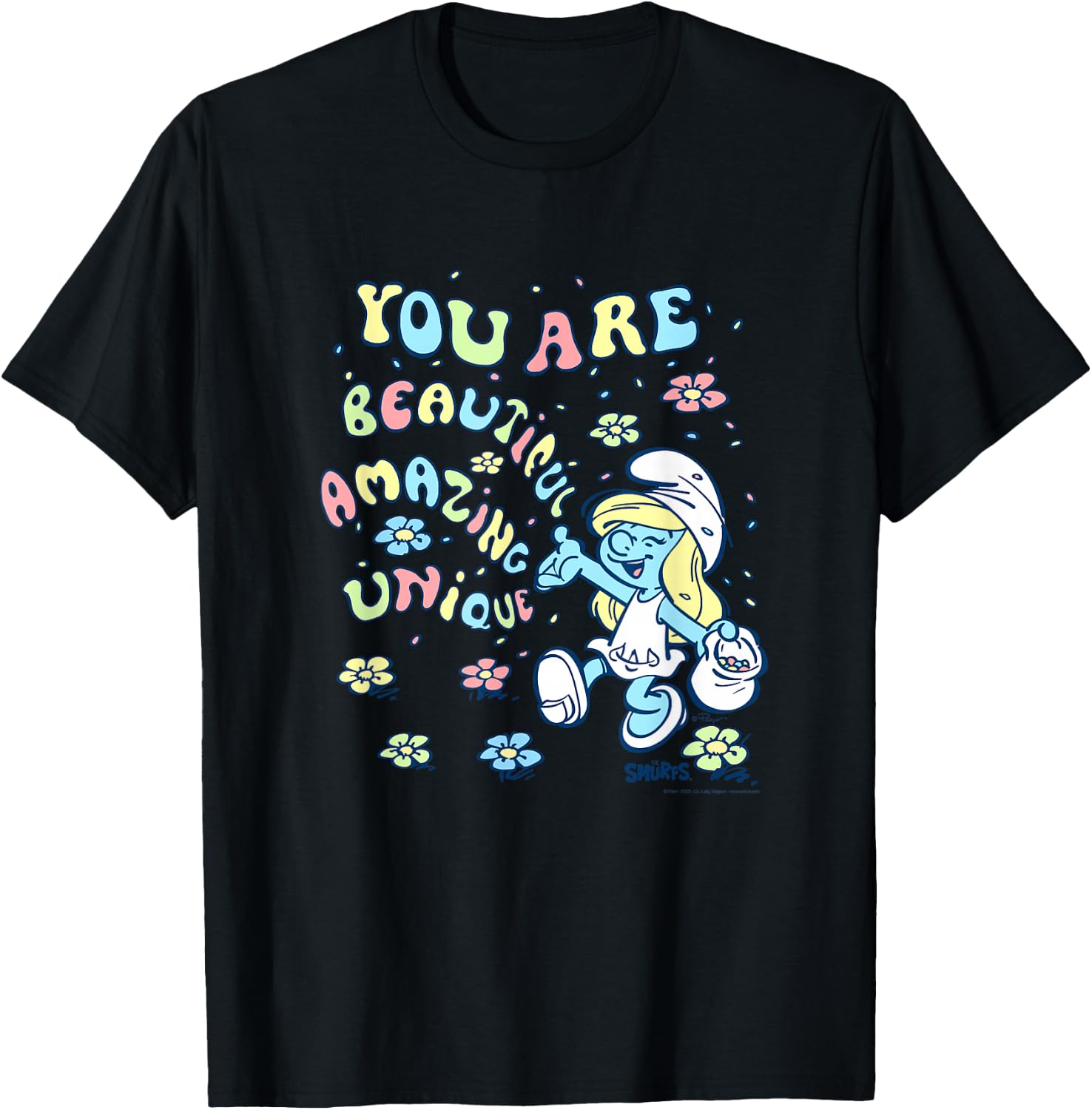 The Smurfs Beautiful Amazing Unique T-Shirt - T-Shirt | Black