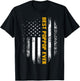 Vintage Best Poppop Ever American Flag Father's Day Gift T-Shirt - T-Shirt | Black