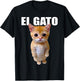 El Gato Meme Sad Crying Cat Munchkin Kitty Meme Trendy Small T-Shirt - T-Shirt | Black