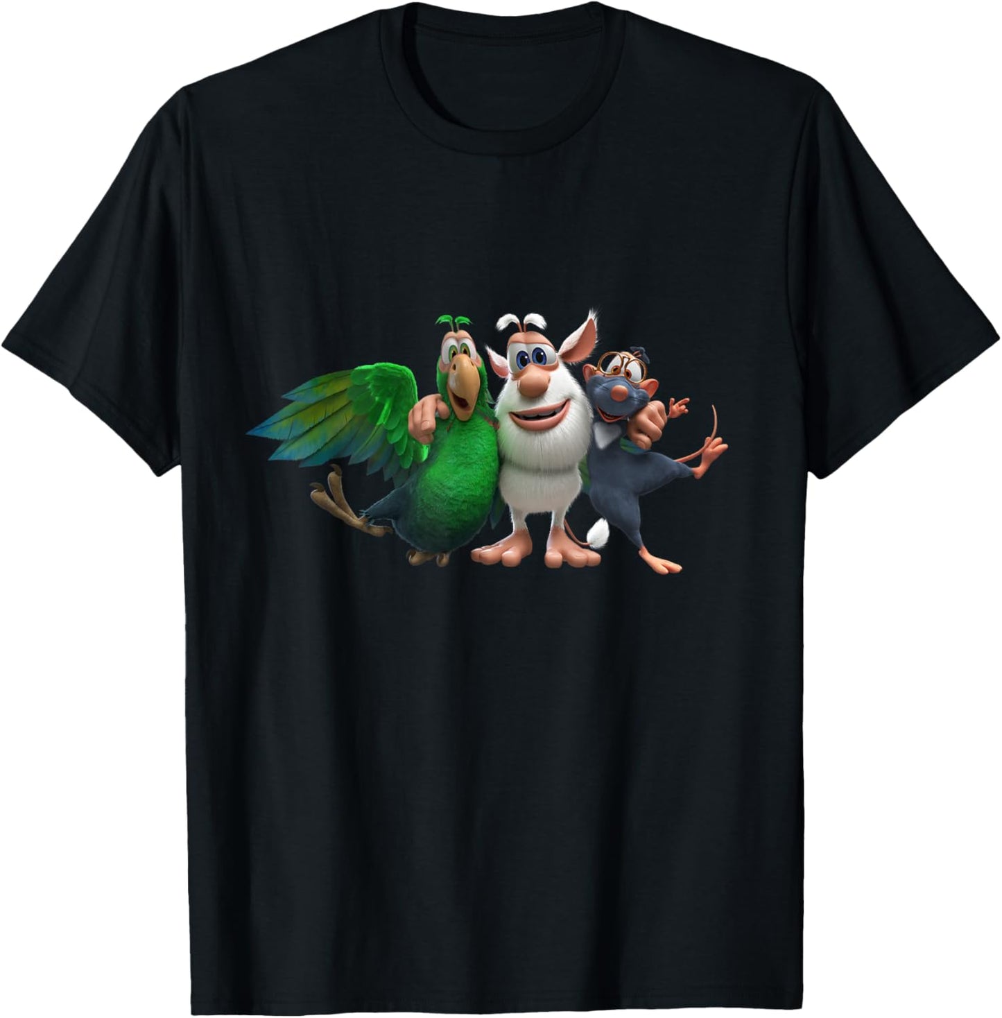 Hugs Booba & Friends T-Shirt - T-Shirt | Black