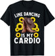 Line Dancing Art Men Country Dancing Rodeo Dancer T-Shirt - T-Shirt | Black