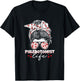 Phlebotomist Life Messy Bun Women Nurse Phlebotomy T-Shirt - T-Shirt | Black
