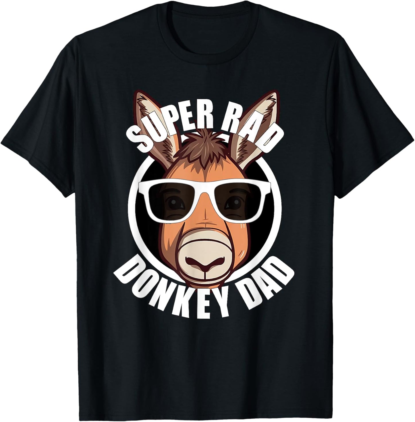 Donkey Dad Funny Father’s Day Farm Animals Farmer Men’s T-Shirt - T-Shirt | Black