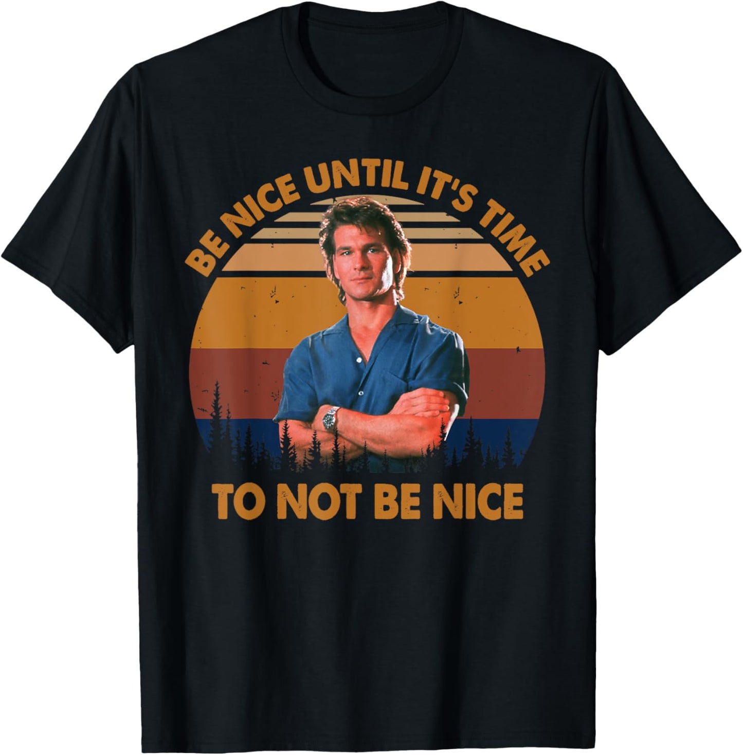 Be Nice Until It's Time To Not Be Nice Vintage T-Shirt - T-Shirt | Black