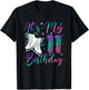 Ice Skating Birthday Girl 11 Year Old It's My 11th Birthday T-Shirt - T-Shirt | Black