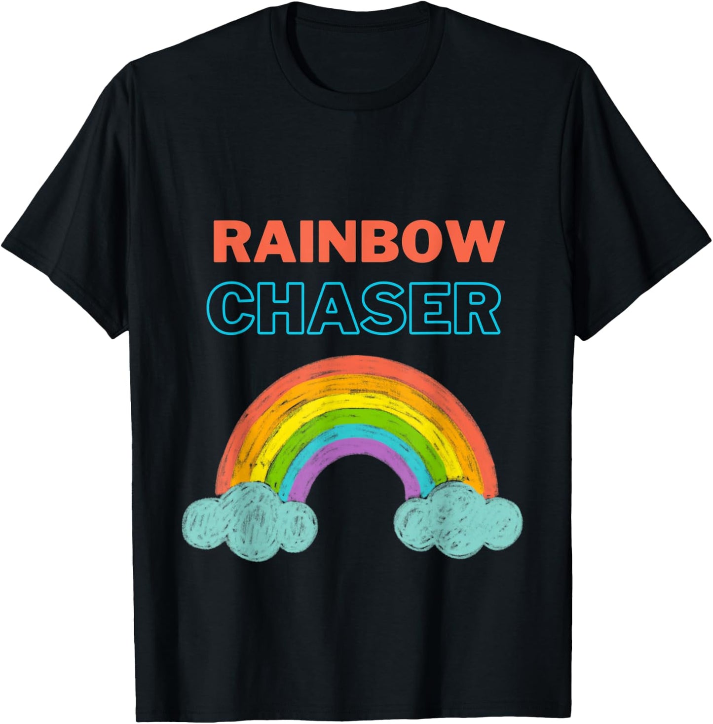 Rainbow Chaser Kids T-Shirt - T-Shirt | Black