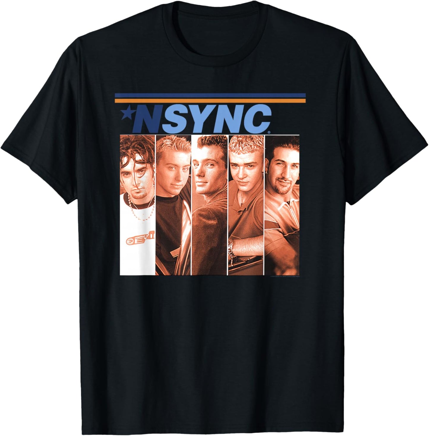 NSYNC Official 'NSYNC Debut Album Cover T-Shirt - T-Shirt | Black