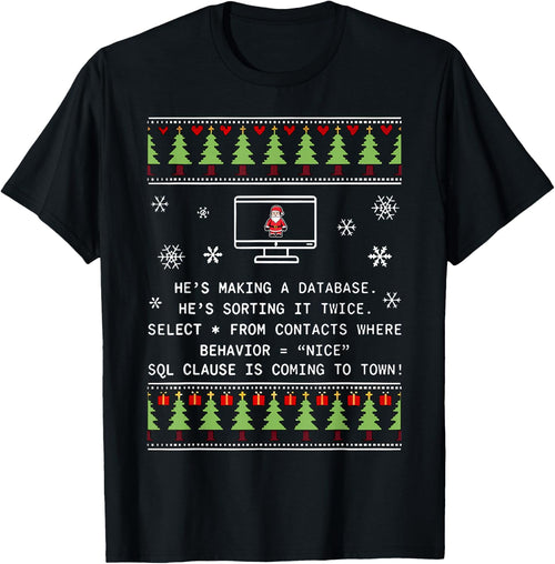 SQL Santa Claus Database Clause Developer Code DB Programmer