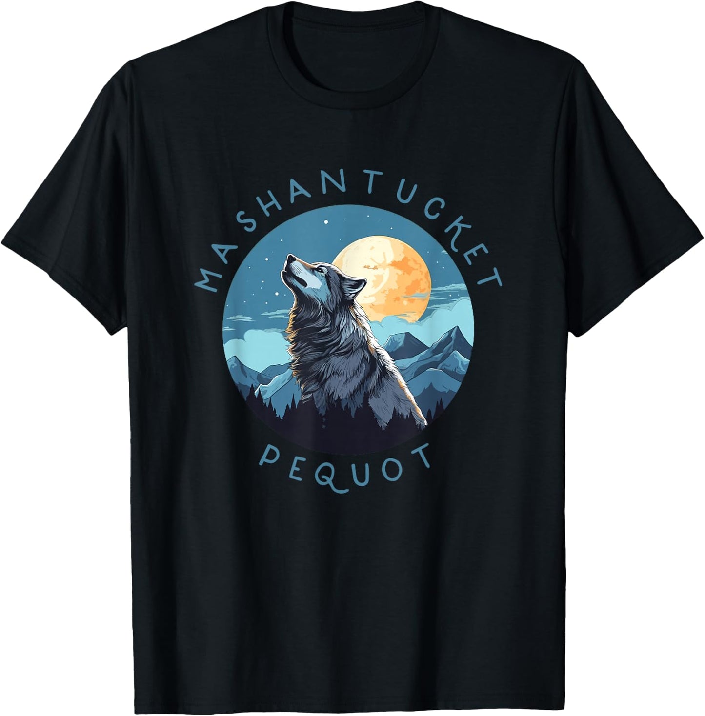 Mashantucket Pequot Indian Tribe Native American Indigenous T-Shirt - T-Shirt | Black