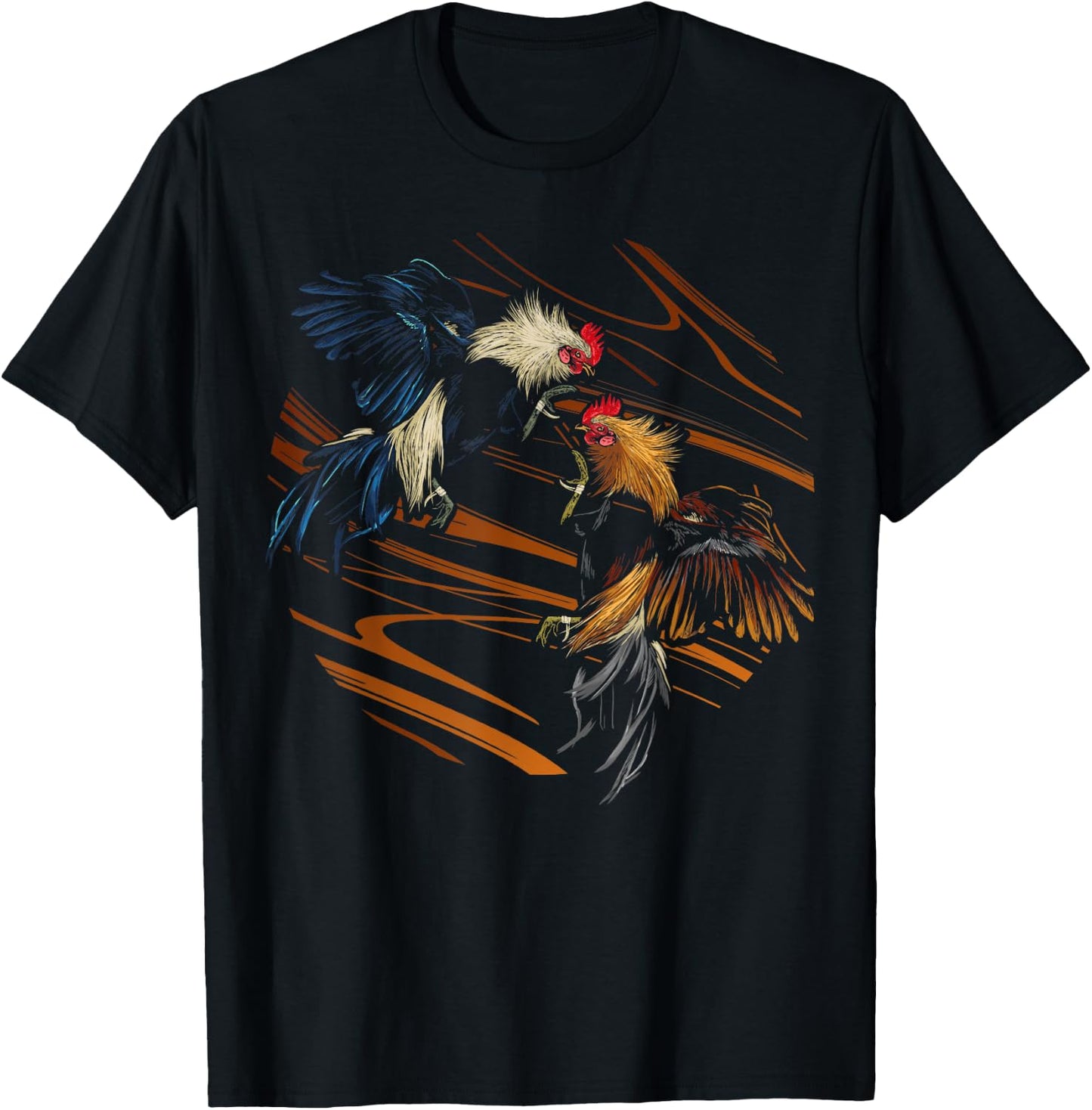 Peleas De Gallos Cockfighter Game Fowl Cockfighting Rooster T-Shirt - T-Shirt | Black