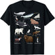 Arctic Wildlife Animals Scientific Names For Education T-Shirt - T-Shirt | Black