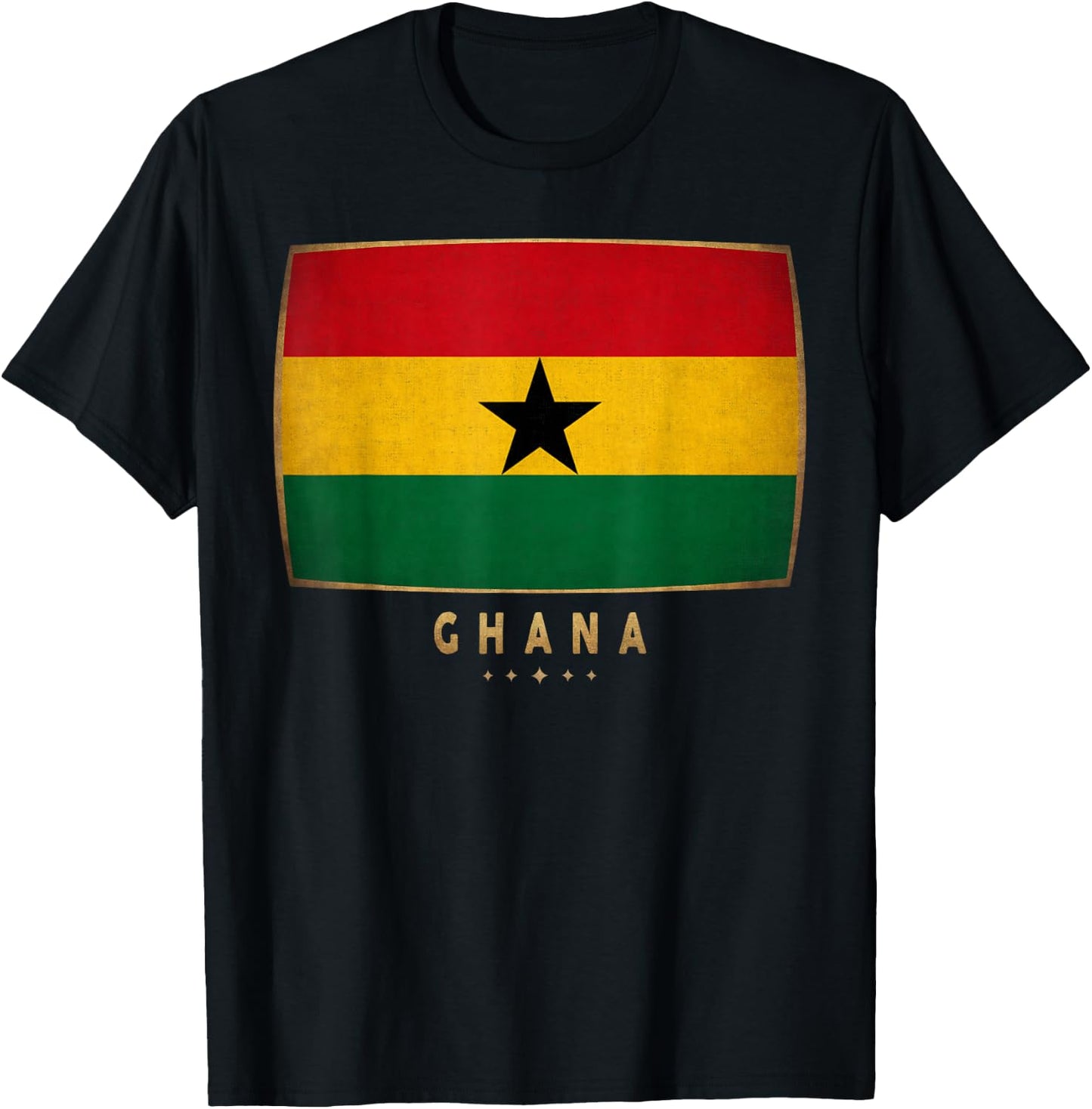 Ghana Flag - Funny Ghana Jersey Women Kids T-Shirt - T-Shirt | Black