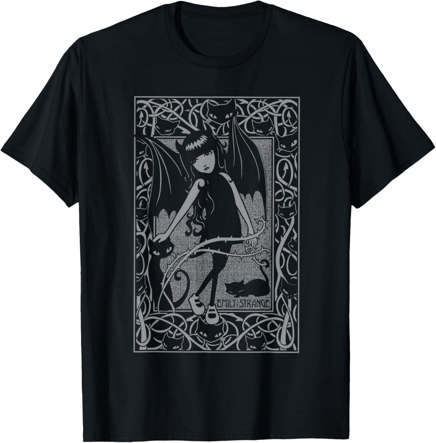 Emily The Strange Night Walker T-Shirt - T-Shirt | Black