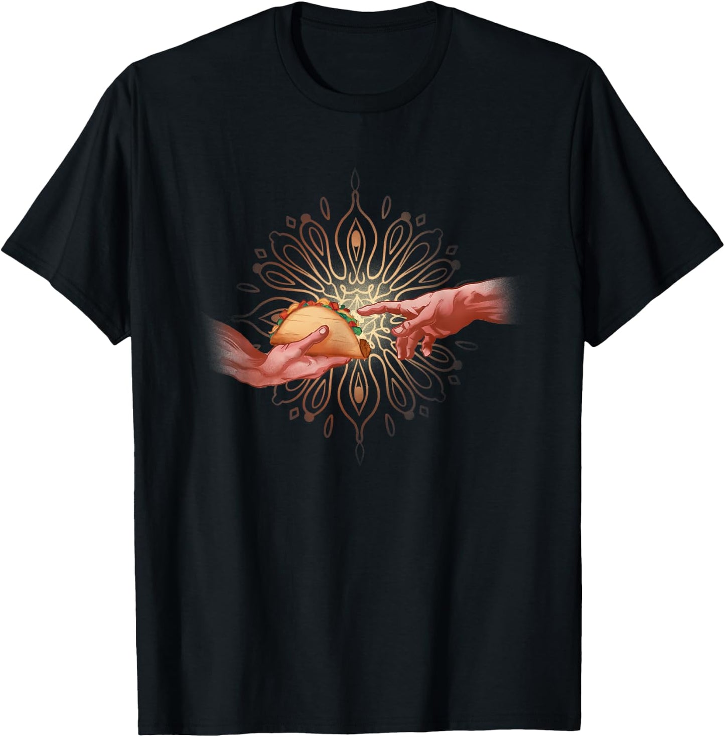 Taco Creation Funny Mexican Chicano Art T-Shirt - T-Shirt | Black