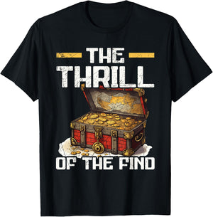 Treasure Hunter Metal Detecting Treasure Hunting T-Shirt - T-Shirt | Black