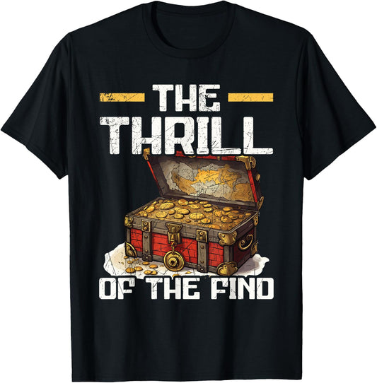 Treasure Hunter Metal Detecting Treasure Hunting T-Shirt - T-Shirt | Black