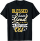 Blessed to have Lived to be Half a Century Old Birthday T-Shirt - T-Shirt | Black