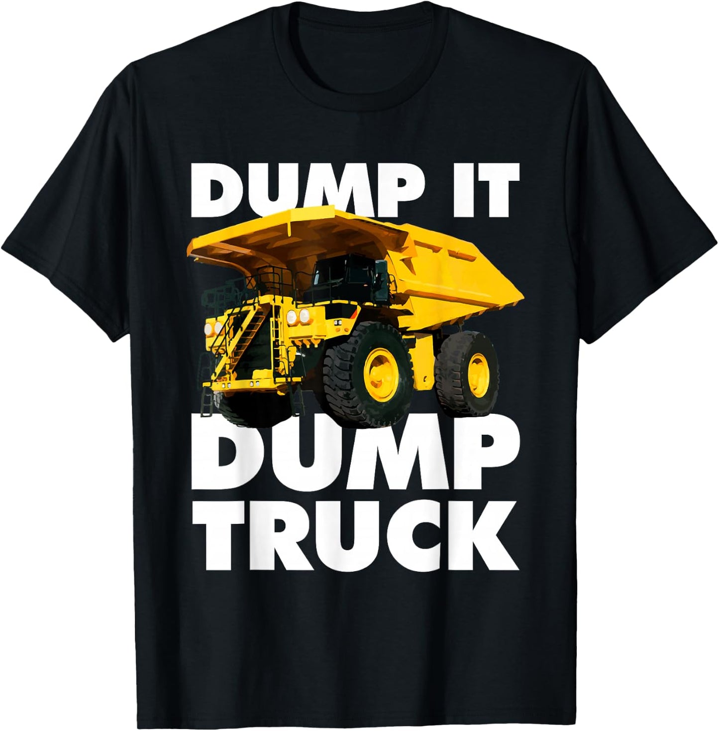 Dump Truck T-Shirt - T-Shirt | Black