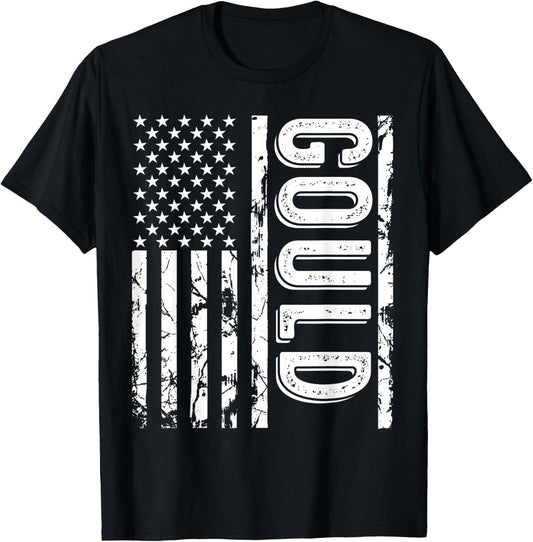 Gould Last Name Funny Surname Team Gould Family Reunion T-Shirt - T-Shirt | Black