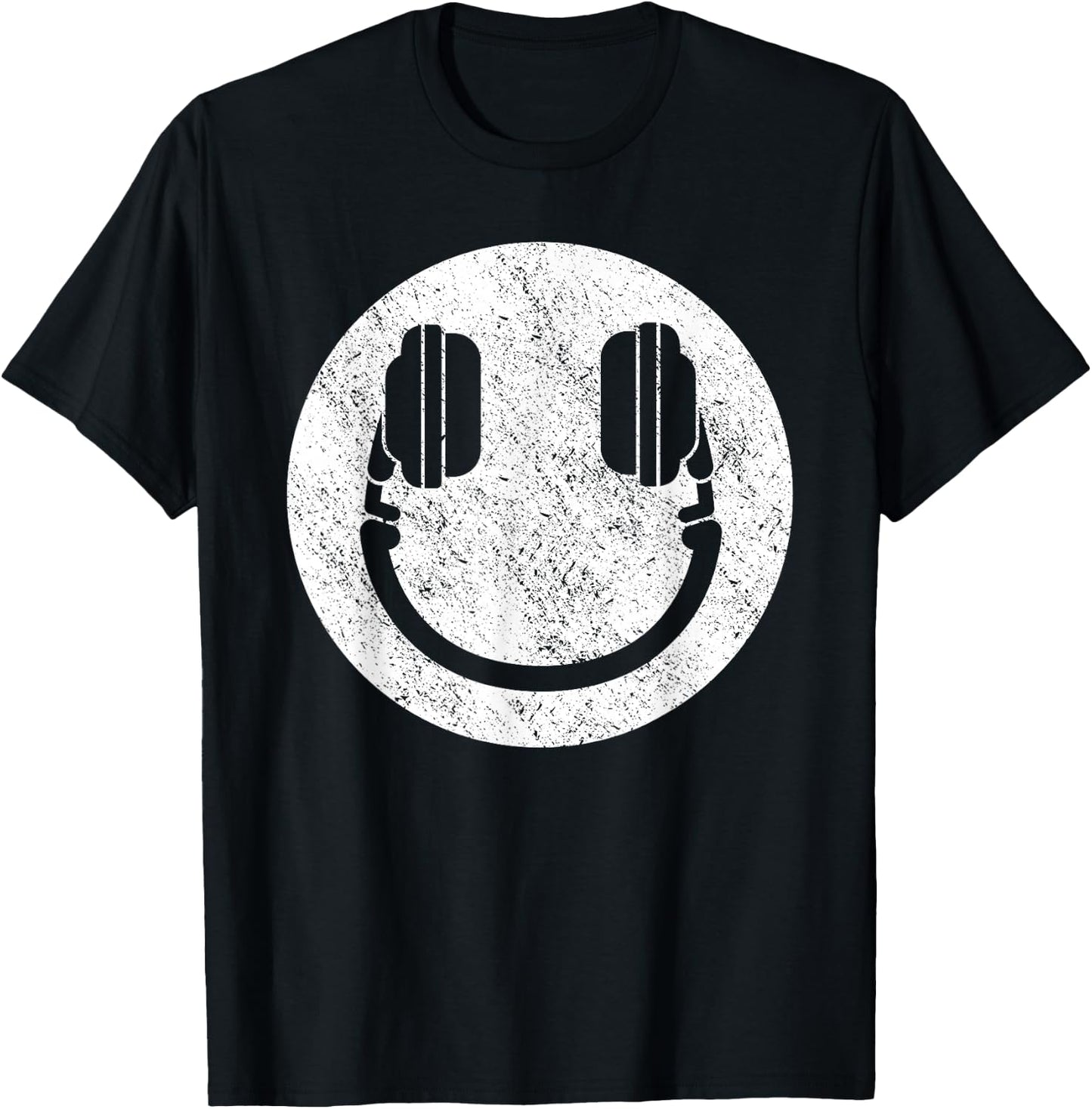 DJ Disc Jockey Smile T-Shirt - T-Shirt | Black