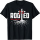 Rooted In Christ - Christian Faith Religious Jesus Christ T-Shirt - T-Shirt | Black