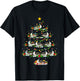 Loon Bird Lover Xmas Lights Loon Christmas Tree T-Shirt - T-Shirt | Black