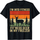 I'm Into Fitness Fit'ness Deer In My Freezer T-Shirt - T-Shirt | Black