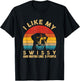I Like My Swissy Dog Pet Lover Gifts Funny Dog Retro Vintage T-Shirt - T-Shirt | Black