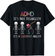 ADHD Awareness Dab Gifts ADHD It's Not A Disability Dabbing T-Shirt - T-Shirt | Black