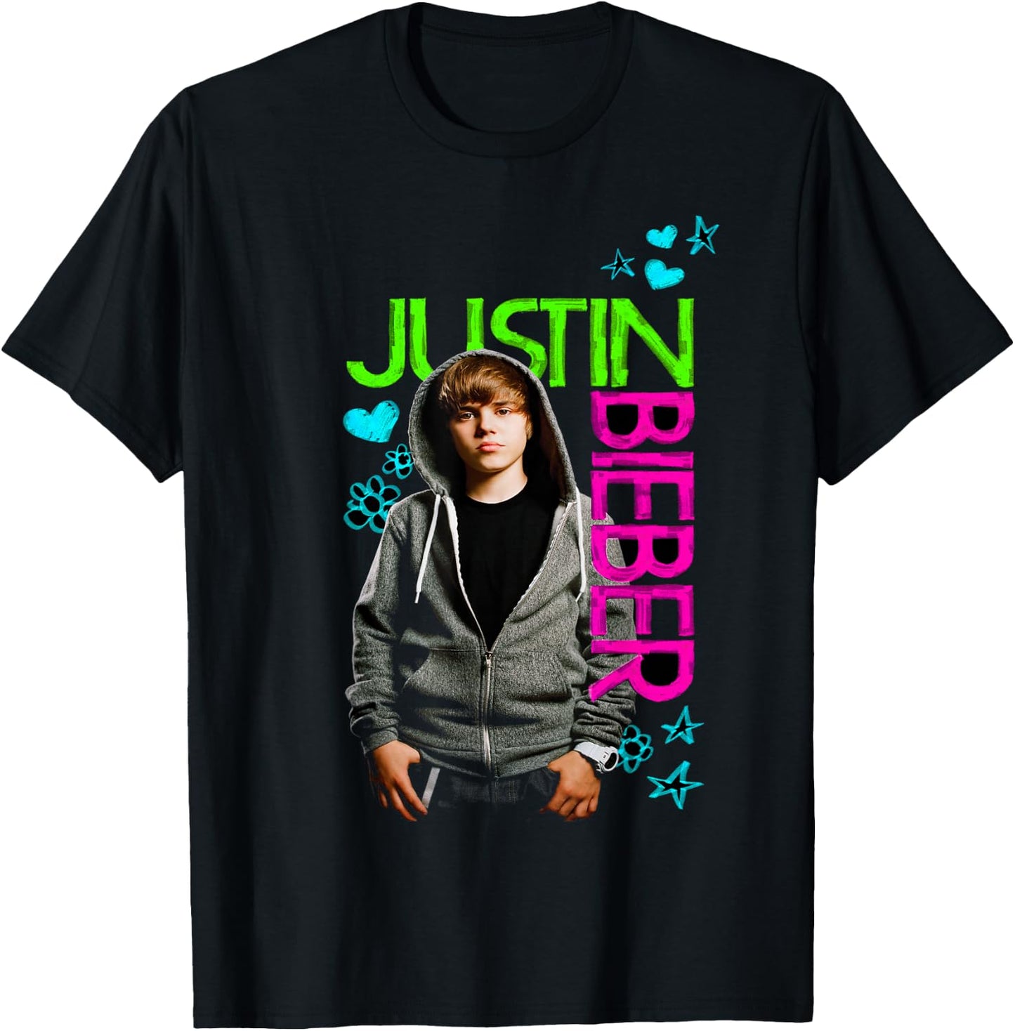 Official Justin Bieber Black T-Shirt - T-Shirt | Black