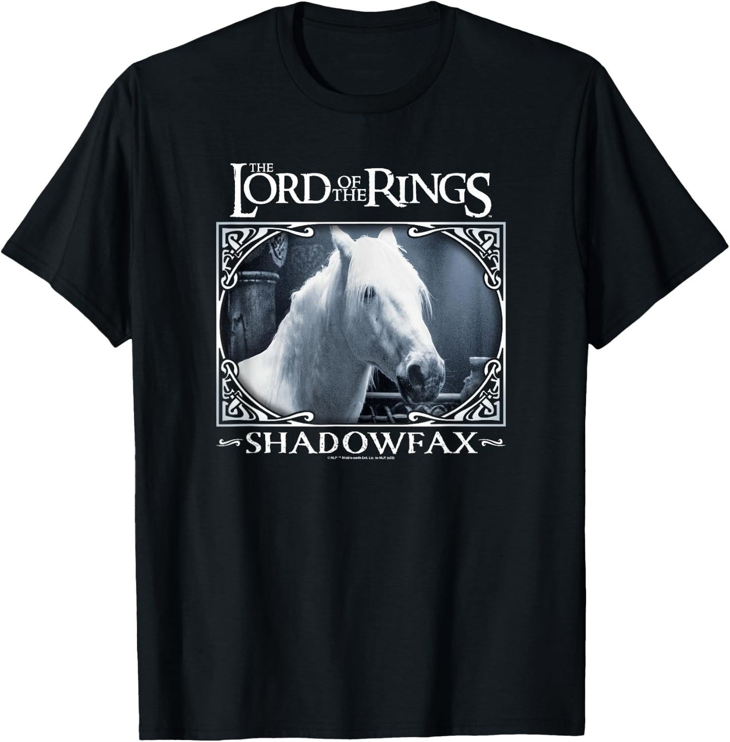 The Lord Of The Rings Shadowfax Celestial Poster T-Shirt - T-Shirt | Black