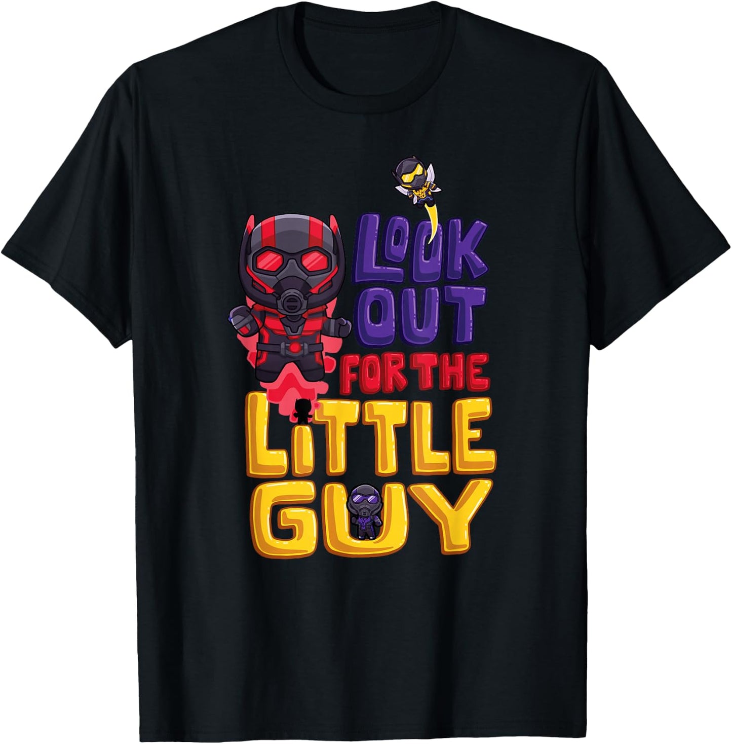 Marvel Ant-Man and The Wasp: Quantumania The Little Guy T-Shirt - T-Shirt | Black