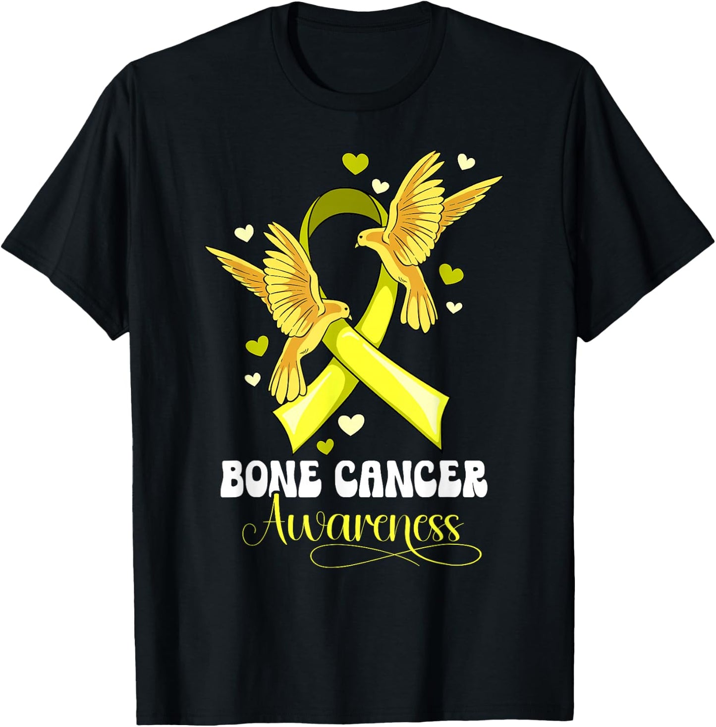 Bone Cancer Awareness T-Shirt - T-Shirt | Black