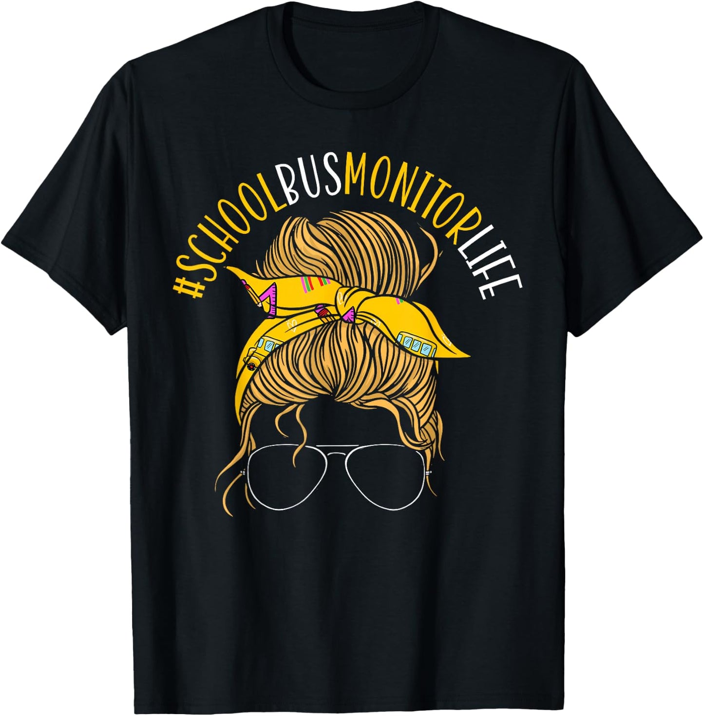 School Bus Monitor Bus Aide Attendant Bus Monitor T-Shirt - T-Shirt | Black