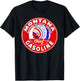 Retro Vintage Gas Station Montana Motor Oil Car Bikes Garage T-Shirt - T-Shirt | Black