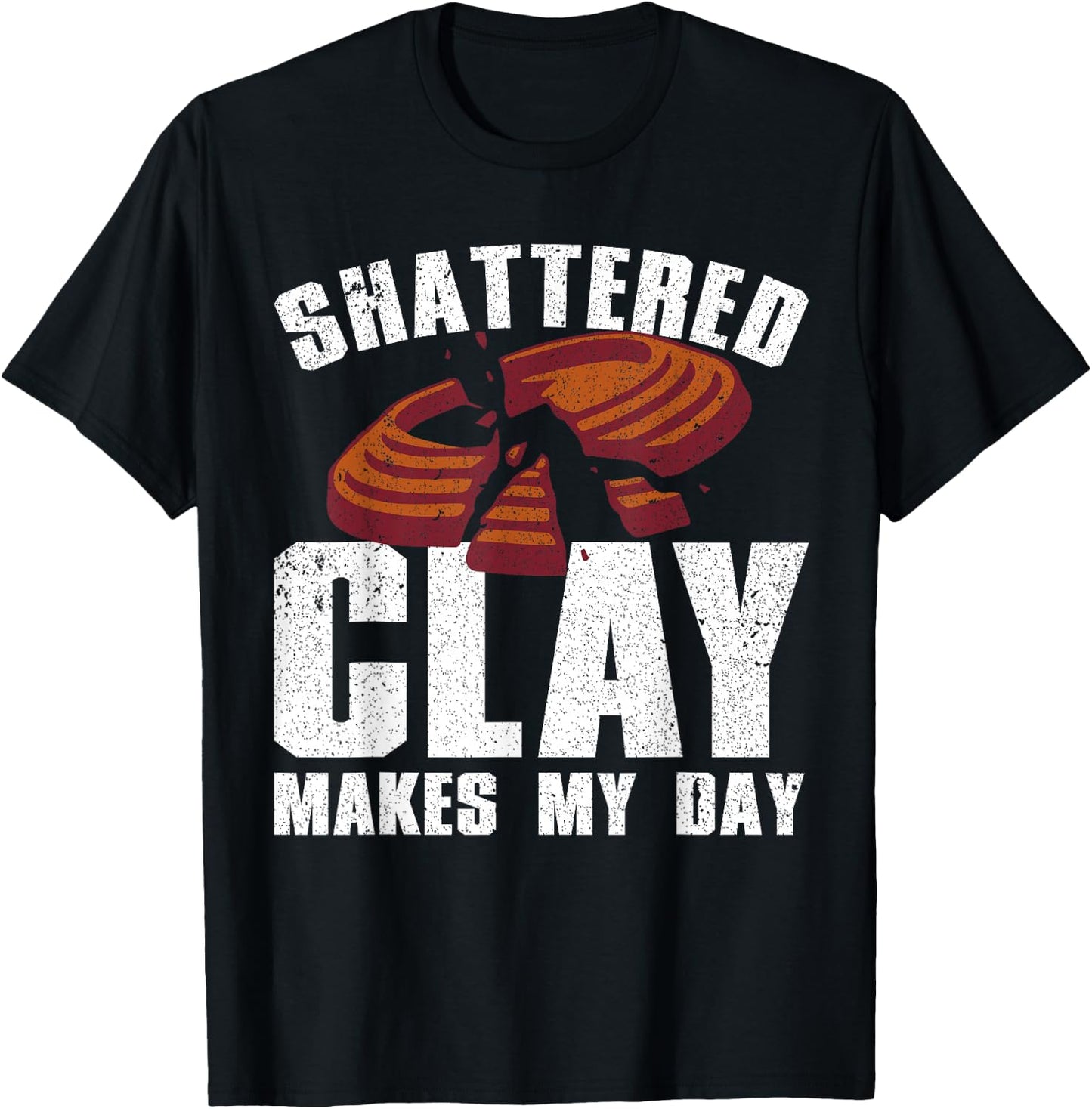 Cool Trap Shooting Art Women Clay Skeet Trap Shooter T-Shirt - T-Shirt | Black