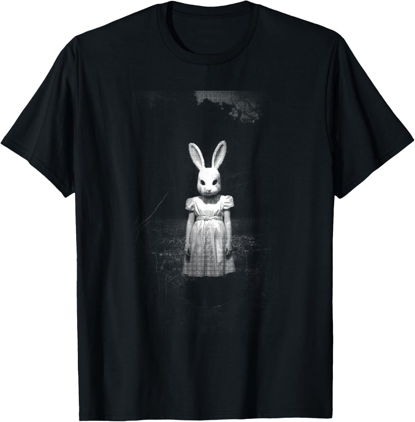 Horror Bunny Rabbit | Dark Creepy Unholy Gothic Halloween T-Shirt - T-Shirt | Black