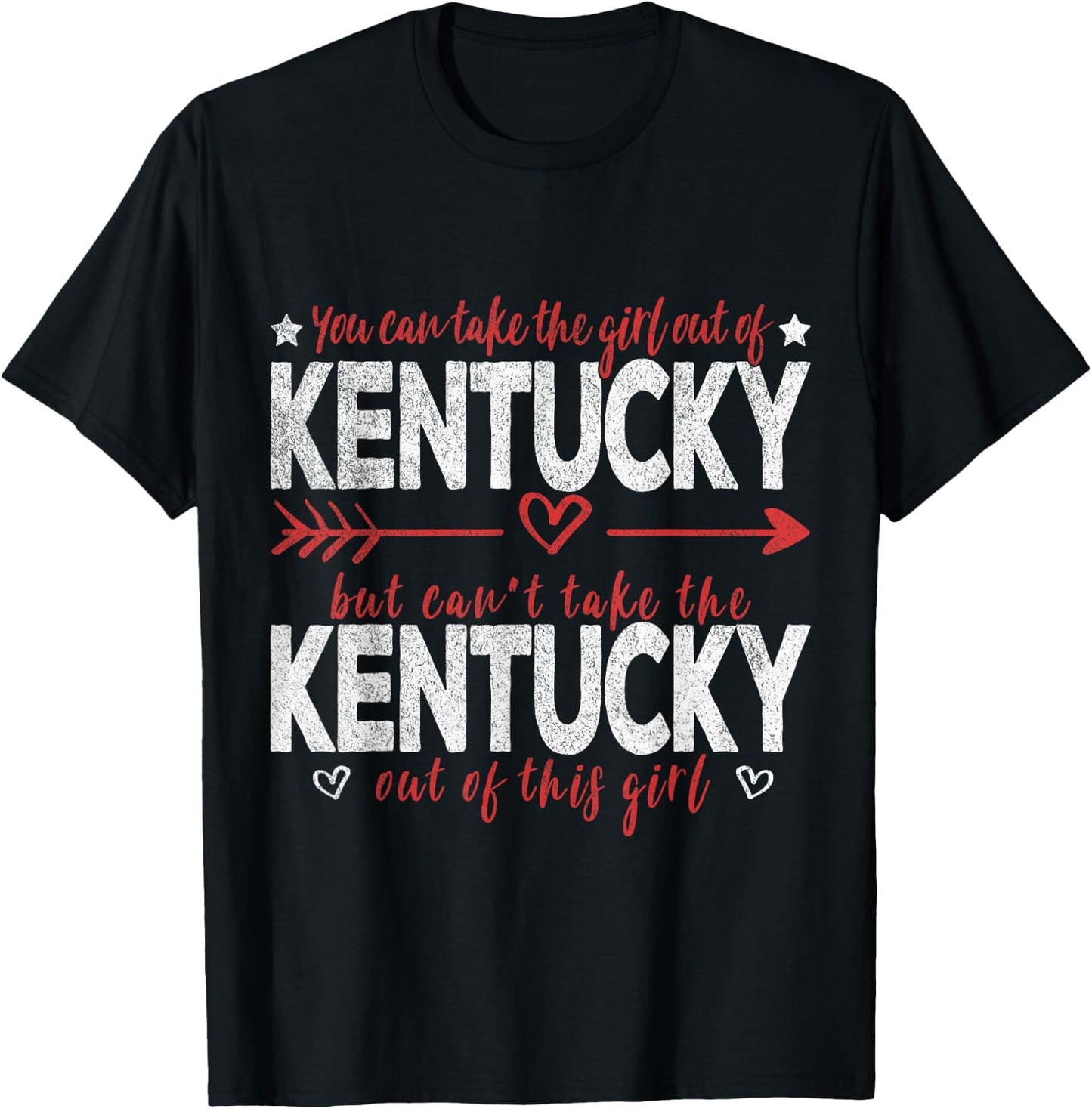 Girl Out Of Kentucky Hometown Home Kentucky T-Shirt - T-Shirt | Black