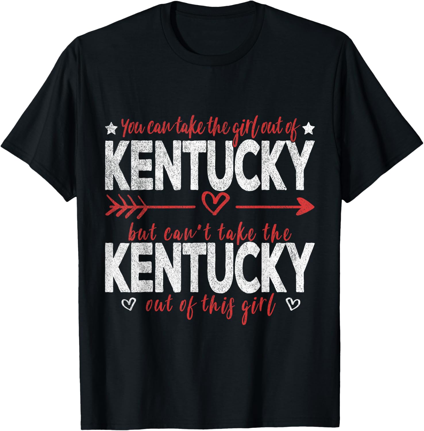 Girl Out Of Kentucky Hometown Home Kentucky T-Shirt - T-Shirt | Black