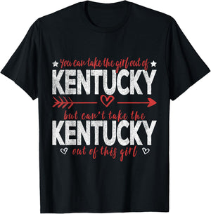 Girl Out Of Kentucky Hometown Home Kentucky T-Shirt - T-Shirt | Black