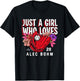 Just A Girl Who Loves Alec Bohm Philadelphia MLBPA T-Shirt - T-Shirt | Black