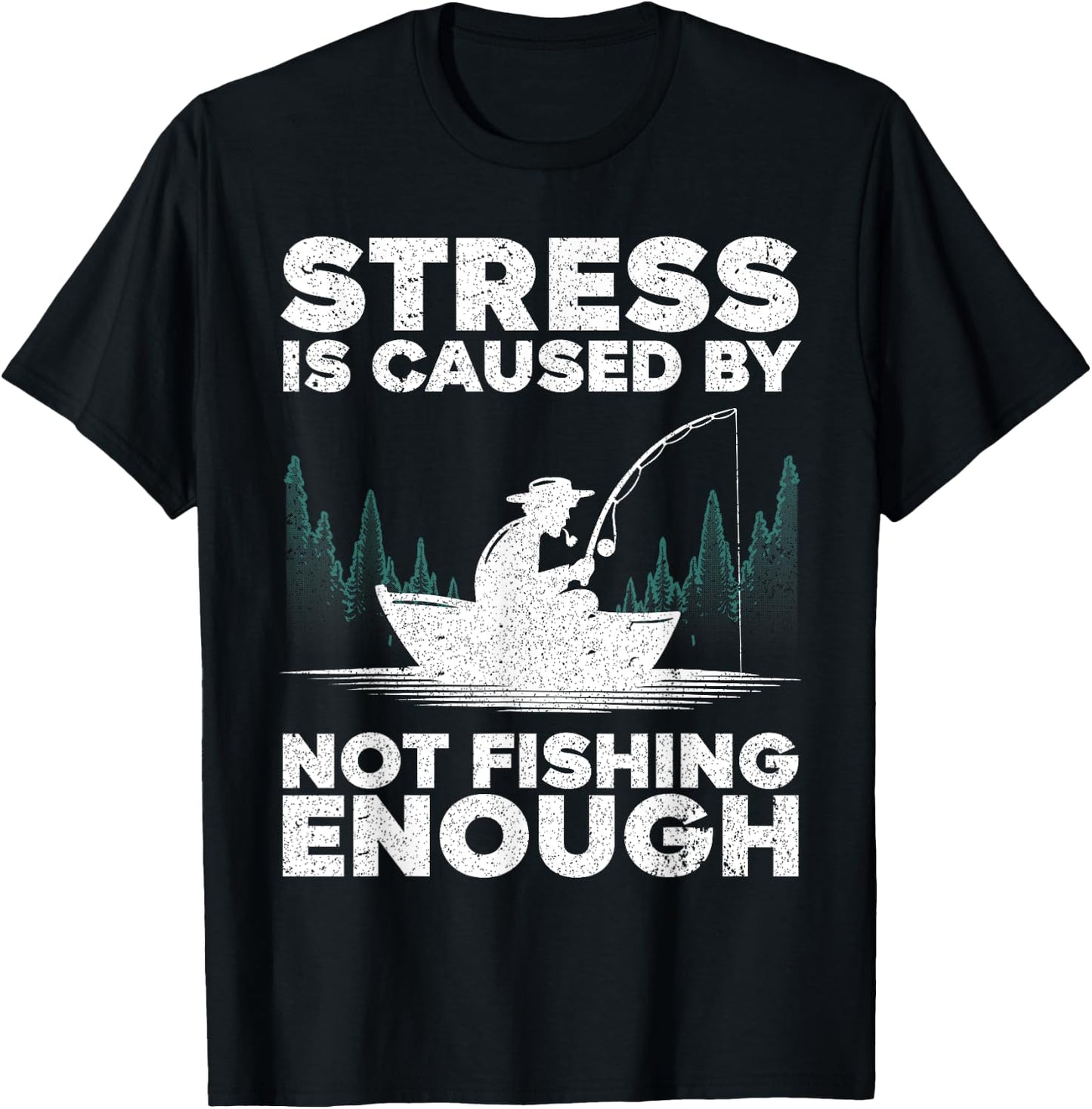 Funny Fishing Design Women Bass Fly Fishing Lovers T-Shirt - T-Shirt | Black