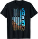 Sedona Arizona Patriotic American Flag Vintage Nature Hiking T-Shirt - T-Shirt | Black
