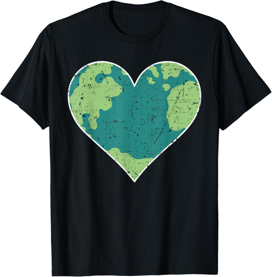 Earth Heart T-Shirt - T-Shirt | Black