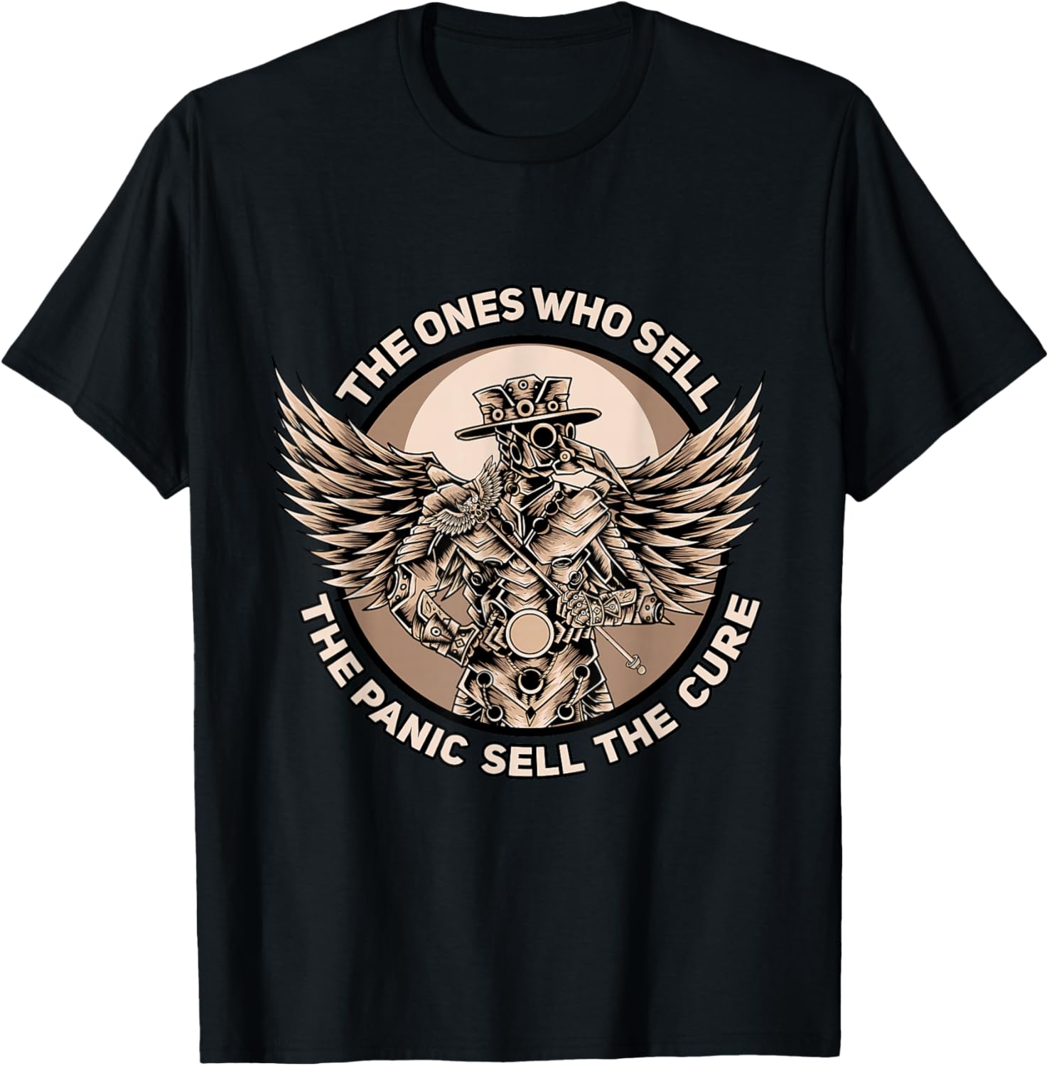 Plague Doctor - Those Who Sell the Panic T-Shirt - T-Shirt | Black