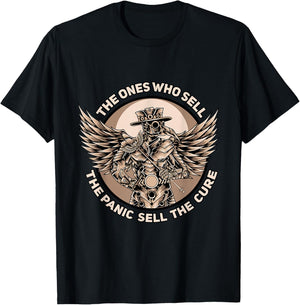 Plague Doctor - Those Who Sell the Panic T-Shirt - T-Shirt | Black
