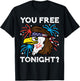 4th July Eagle Mullet You Free Tonight Patriotic Men Women T-Shirt - T-Shirt | Black