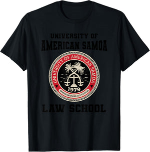 University of American Samoa Law School T-Shirt - T-Shirt | Black