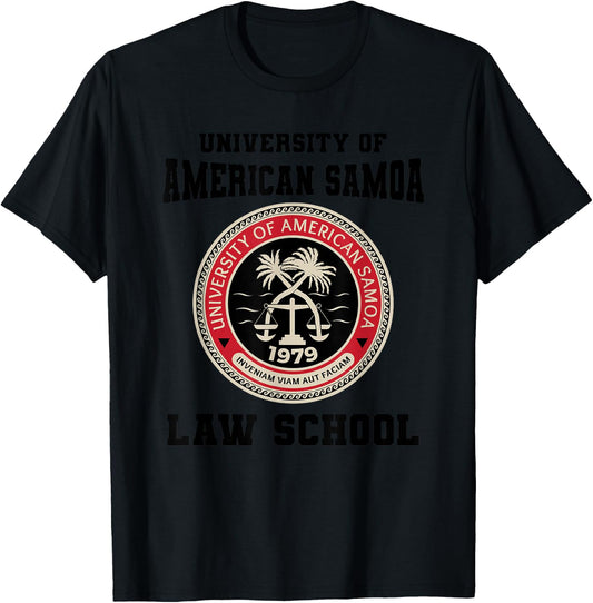 University of American Samoa Law School T-Shirt - T-Shirt | Black