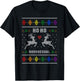 Ho Ho Homosexual Gay Xmas Pride Ugly Christmas Sweater 2024 T-Shirt - T-Shirt | Black